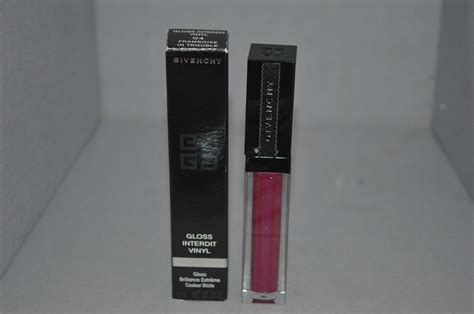 Givenchy Gloss Interdit Vinyl 04 Framboise In Trouble .21oz New 